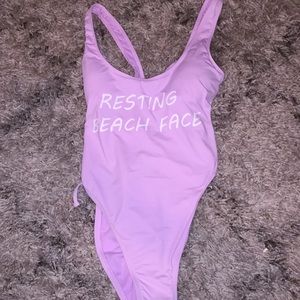 Nordstrom Resting beach face one piece